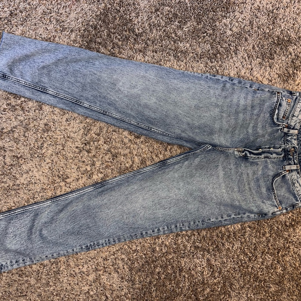 Wide Leg Light-wash H&M Jeans